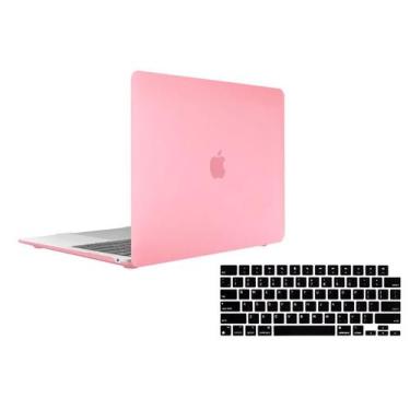 Imagem de Kit Capa Case Compativel Macbook NEW PRO 14" A2442 cor RF + Pelicula d