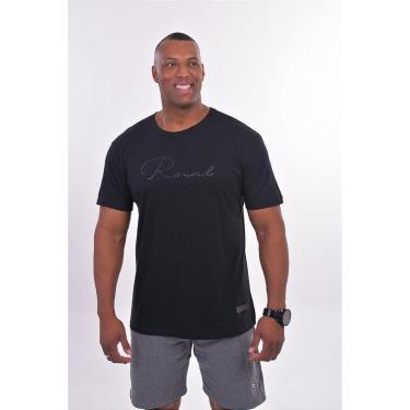 Imagem de CAMISETA ASSINATURA ROUND PRETA-Masculino