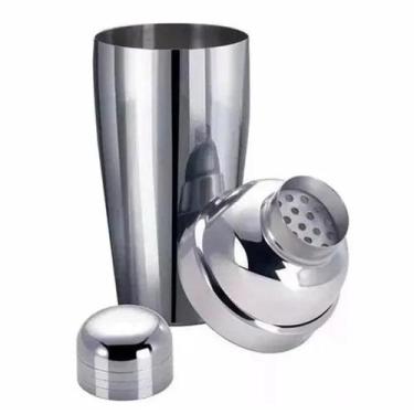 Imagem de Coqueteleira Inox Com Tampa Dosador 550Ml C/Aparador De Gelo - Rio Tij