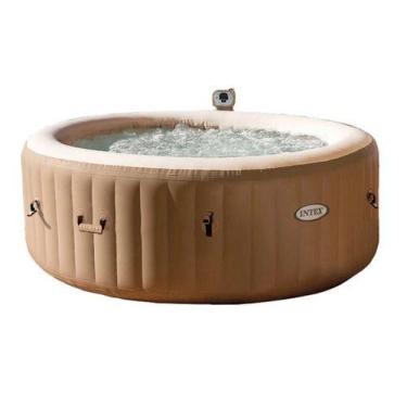 Imagem de Piscina Inflável Fiber Spa&Ofuro 795L Intex, Marrom-escuro