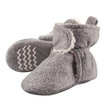 Imagem de Hudson Baby Botas unissex aconchegantes de lã e lã de ovelha sintética, Cinza mesclado, 4 Toddler
