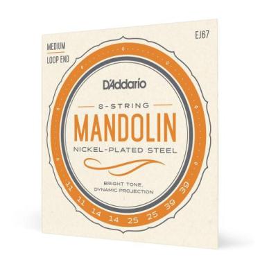 Imagem de Encordoamento Bandolim 11-39 D Addario Nickel Plated EJ67 F035