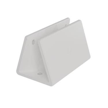 Imagem de Suporte De Mesa para Notebooks Fechado Trapézio - Criptonita, Branco, 