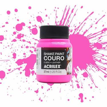 Imagem de Tinta p/ couro shake paint 37ml acrilex escolha a cor, 527 PINK