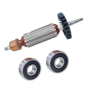 Imagem de Induzido+ Rolamentos Compatível Esmerilhadeira Dwe 4020 110v - Bolte