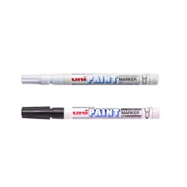 Imagem de Kit 2 Marcadores Preto e Branco Para Cirurgia PX-21 De Pele - Uni-Ball
