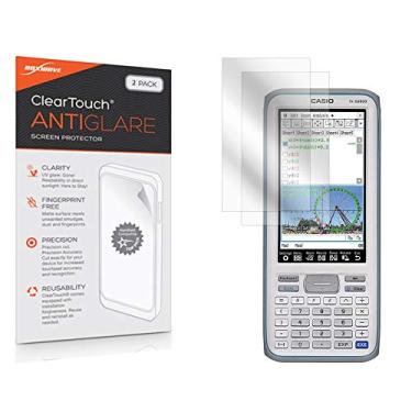 Imagem de Protetor de tela Casio FX-CG500, BoxWave [ClearTouch antirreflexo (pacote com 2)] Película fosca anti-impressão digital para Casio FX-CG500
