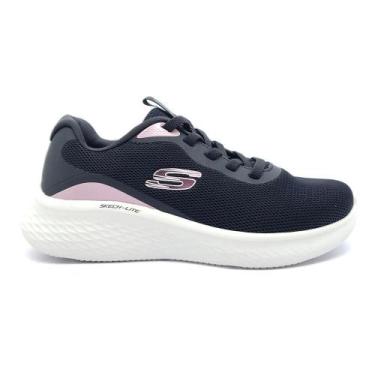 Imagem de Tênis Skechers Skech-Lite Feminino 150041, 35, Preto, Pink