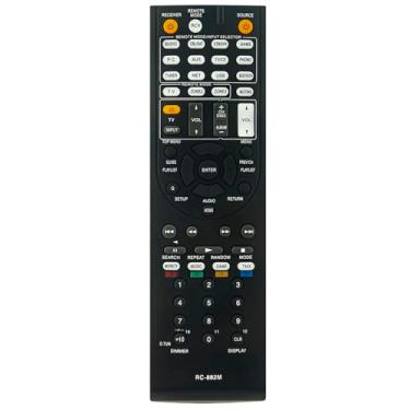 Imagem de Controle remoto de substituição RC-882M aplicável para receptor AV Onkyo TX-NR838 TX-NR838B TX-NR838S TX-NR737 TXNR838 TXNR838B TXNR838S TXNR737