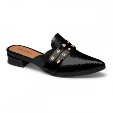 Imagem de Sapato Mississipi Mc881 Mule Salto Feminino, Preto, 36