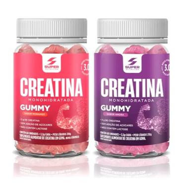 Imagem de Kit 2 Creatinas Super Gummy Sabor Amora e Morango