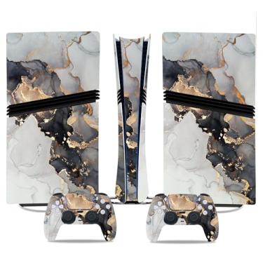 Imagem de Adesivo Skin para PS5 Pro Digital Edition, capa protetora de vinil para controle de console de jogos (mármore)