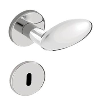 Imagem de Fechadura Cosmus 55mm Cromada Zamack Imab Conjunto