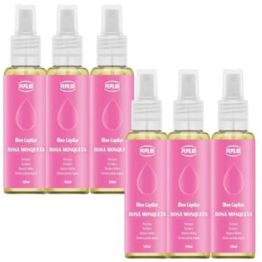 Imagem de Kit 6 Óleo Capilar Rosa Mosqueta 120Ml - Pepilon