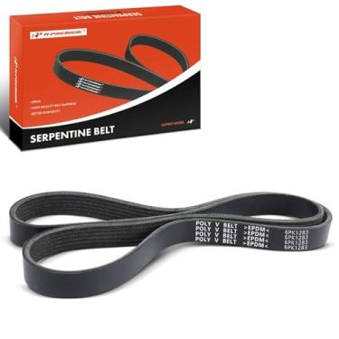 Imagem de A-Premium Correia de transmissão serpentina do motor 252122E020 compatível com modelos Ford, Hyundai, Kia, Mercury e Kenworth - F-53, F-250, F-350, F-Super Duty, E-250, Tucson, Ranger, Elantra