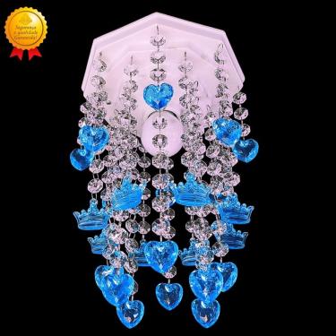 Imagem de Decoração Para Quarto de Bebe Lustre Juvenil Masculino Luminaria Teto Infantil Menino 17x25cm