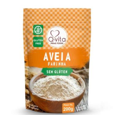 Imagem de Farinha de Aveia Sem Glúten Q-VITA 200g