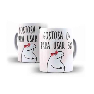 Imagem de Caneca Porcelana Humor Flork Gostosa D+ Para Usar 38 - Villa Caneca