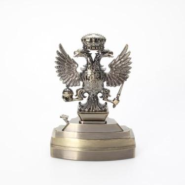 Imagem de Cinzeiro para homens fumadores cinzeiro criatividade modelado animal estilo retro vintage multifuncional metal para mesa de escritório casa ornamentos