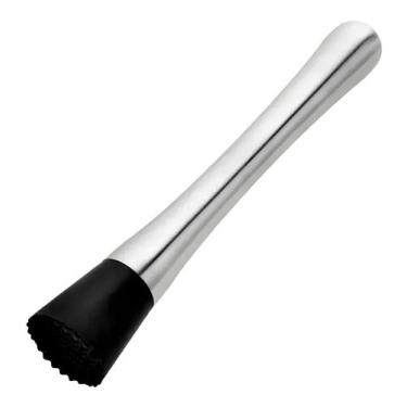 Imagem de Socador Caipirinha Inox Amassador De Frutas Drinks Ø3x20cm - DAP