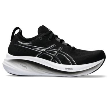 Imagem de ASICS Tênis de corrida feminino Gel-Nimbus 26, Preto/grafite cinza, 36