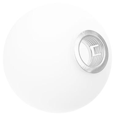 Imagem de LALAFINA 1 Peça De Abajur Vidro Redondo Branco Para Substituição Em Luminárias Pendentes Parede, G9 12 Cm