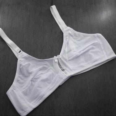 Imagem de Sutiã reforçado plus size sem bojo conforto - SollBella Store, Branco,
