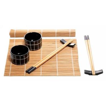 Imagem de Conjunto 8 pçs para Sushi em Bambu Naka 20826 - Wolff - LYOR, WOLFF, R