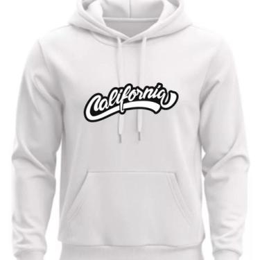 Imagem de Moletom Personalizado Flanelado Com Capuz e Bolso - Hs, Branco, P