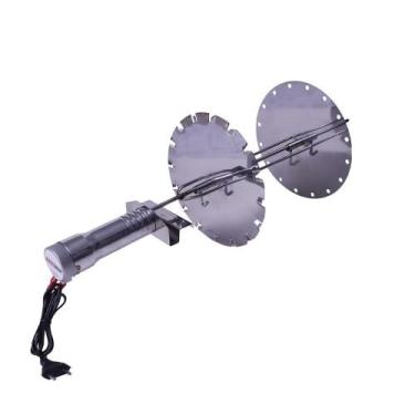 Imagem de Espeto giratório elétrico carrossel 16 espetinhos 67cm Inox Qualidade 