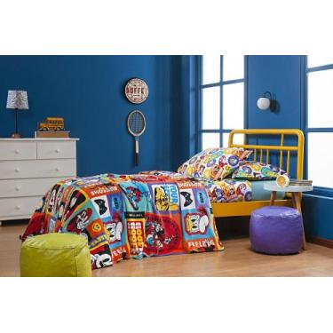 Imagem de Manta Cobertor Solteiro Soft Flanelado Disney - Casanet, Vermelho