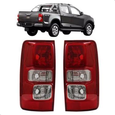 Imagem de Par Lanterna Chevrolet S10 2012 2013 Modelo Ltz SEm Led - SP ACESSÓRIO