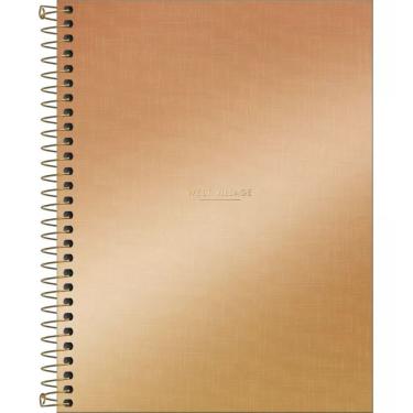 Imagem de Caderno Espiral Capa Dura Colegial 1 Matéria West Village Metalizado 80 Folhas Tilibra Estampa 2