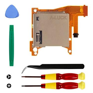 Imagem de Slot de leitor de cartão de cartucho de jogo de substituição compatível com Nintendo Switch Lite, peças de acessórios com ferramentas de reparo