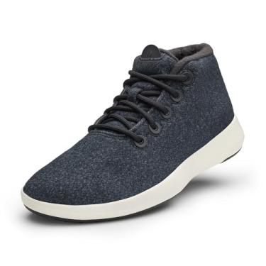 Imagem de Allbirds Tênis feminino de lã Runner-up Mizzle, impermeável e cano alto, Preto natural (sola branca natural), 37