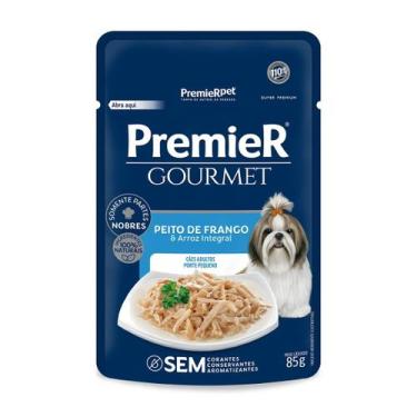 Imagem de Sachê Premier Gourmet Cães Adultos Pequeno sabor Peito de Frango 85 g 