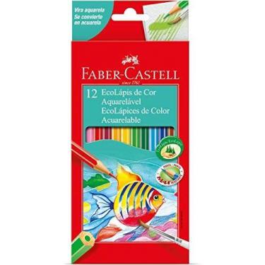 Imagem de Lapis De Cor Aquarelavel Ecolapis 12 Cores - FABER-CASTELL