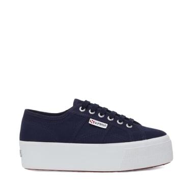 Imagem de Superga Tênis feminino 2790 Cotcoloropew, Azul, Adult | 41