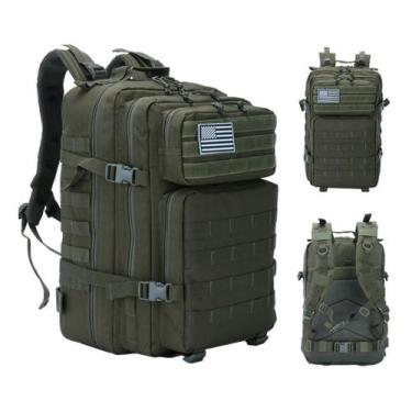 Imagem de Mochila Tática Militar 50 Litros 1000d Resistente A Água - Sou Preço, 