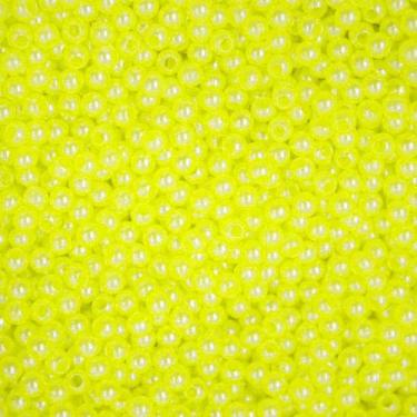 Imagem de PÉROLA DE ABS LISA Nº 03 20G PEROLA 3MM - LADEIRA BIJUTERIAS, Amarelo