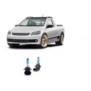 Imagem de Kit Lampada Super Branca Farol De Milha Saveiro G4 G5 G6 - Techone