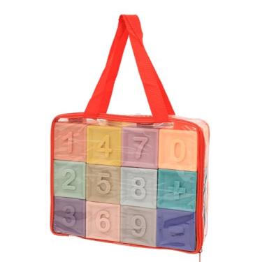 Imagem de Zippy Toys, Kit com 12 Blocos Divertidos Sensorial Pequeno em Plástico para Crianças e Bebês, Colorido