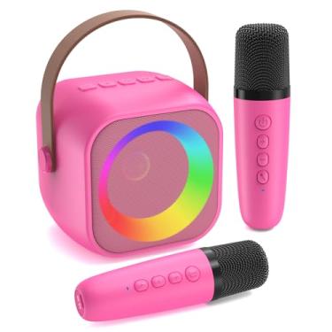 Imagem de Jeefu Máquina De Karaokê Para Crianças, Brinquedos Meninas 3 A 12 Anos, Microfone Brinquedo Melhores Presentes Divertidos Natal E Aniversário Adolescentes 5, 6, 7, 8, 9, 10 11 Meninos