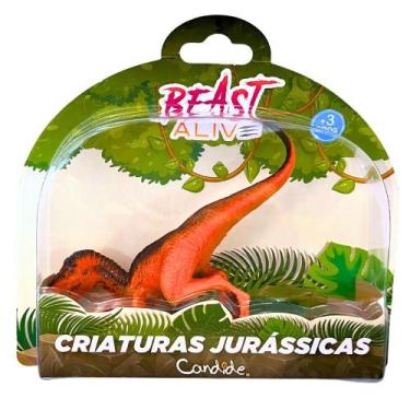 Imagem de Dinossauro Beast Alive Criaturas Jurássicas Allosaurus - Candide
