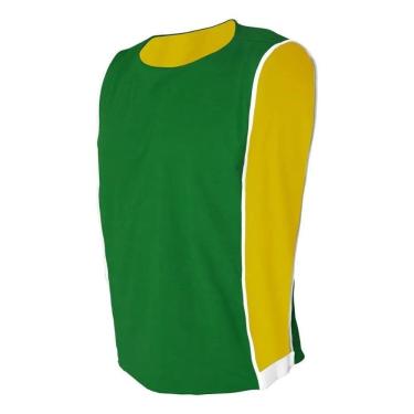 Imagem de 2X Kit Jogo De 6 Coletes Dupla Face Treino Futebol