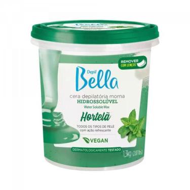 Imagem de Cera Hidrossolúvel Hortelã Depil Bella 1300G