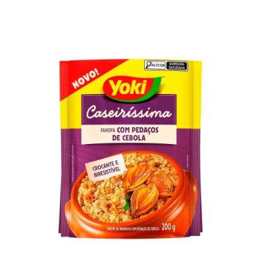 Imagem de Farofa de Mandioca Cebola Crocante Yoki  200g