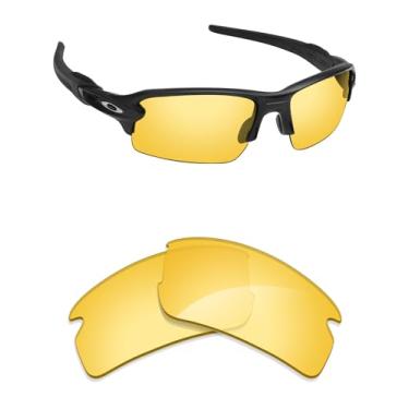 Imagem de Alphax Lentes de reposição Tracer Yellow não polarizadas para óculos de sol Oakley Flak 2.0 XXL OO9488