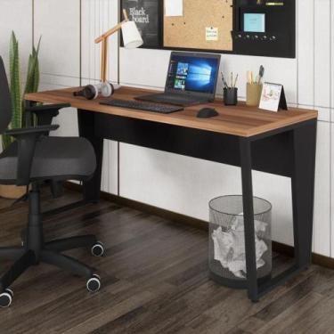 Imagem de Escrivaninha Mesa De Escritório 150cm Multimóveis Cr25329 Sevilha Pret