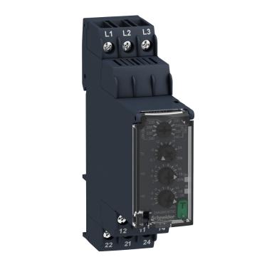 Imagem de Rele de Controle e Medição de Redes Trifásicas Multifunção 8A 2NAF 200/240Vca Cód. RM22TR31 – Schneider